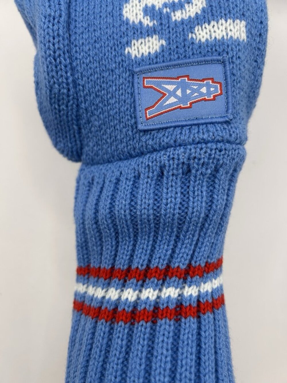 Tennessee Titans Blue Knit Beer Mitten Koozie NFL Set 2 Houston Oilers Glove New - Picture 11 of 16